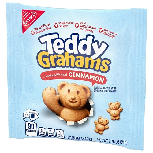 Teddy Grahams Cinnamon Cookies, 0.75 Ounce, 150 Per Case
